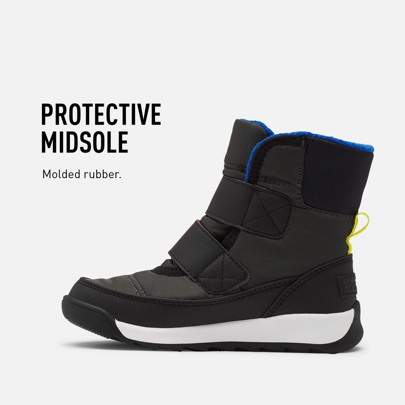 Sorel Toddler Whitney II Strap Boot â€” Coal â€” Waterproof Winter Boots â€” Size 4 - Image 4